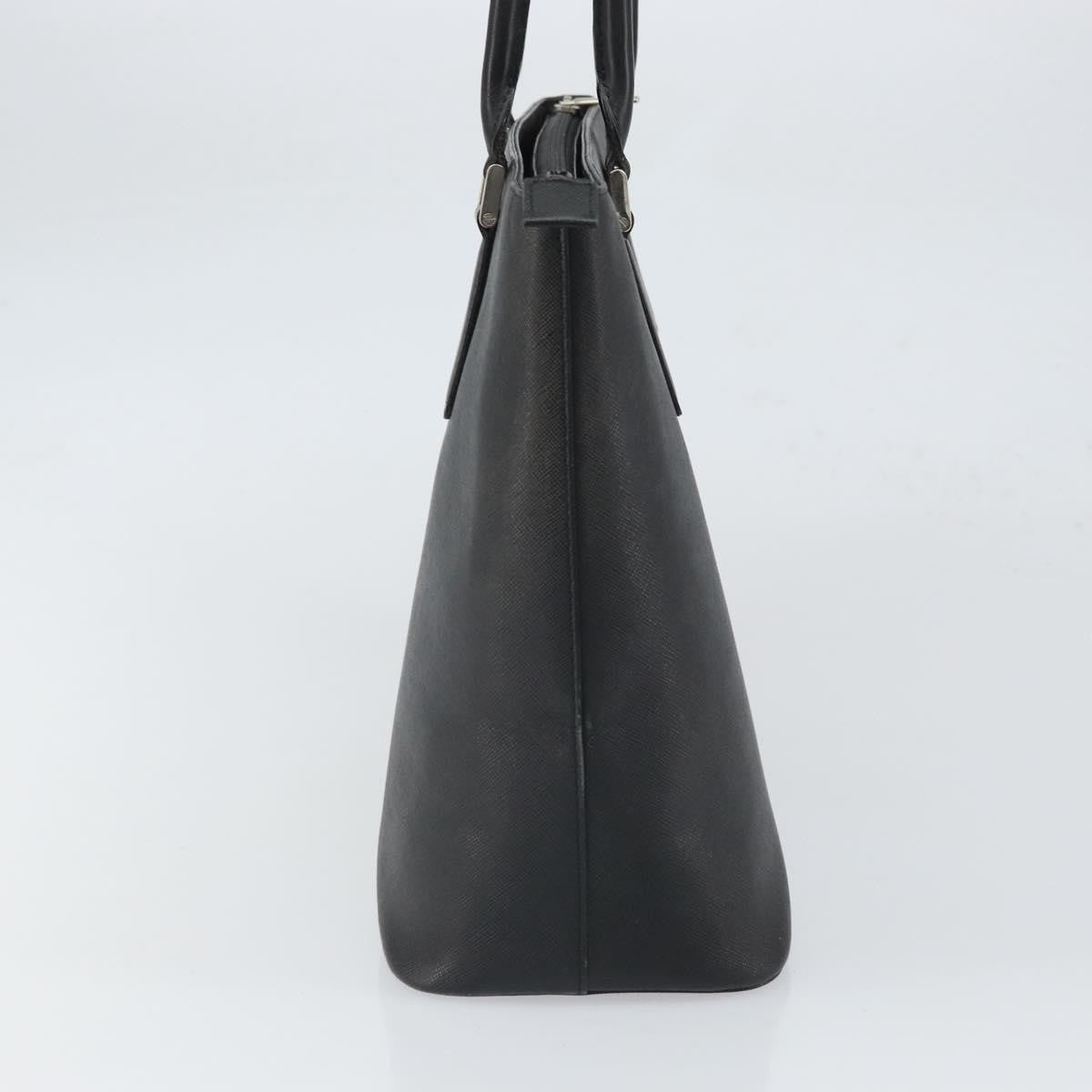 Burberry Vintage tote bag Leather, BLACK, LEATHER, Tote bag