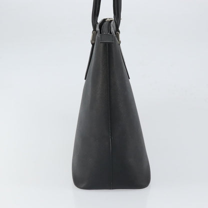 Burberry Vintage tote bag Leather, BLACK, LEATHER, Tote bag