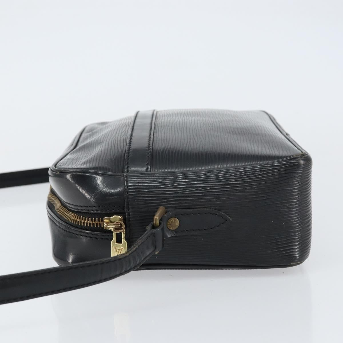 Louis Vuitton Trocadero Handbag Epi Leather, BLACK, LEATHER, Shoulder bag