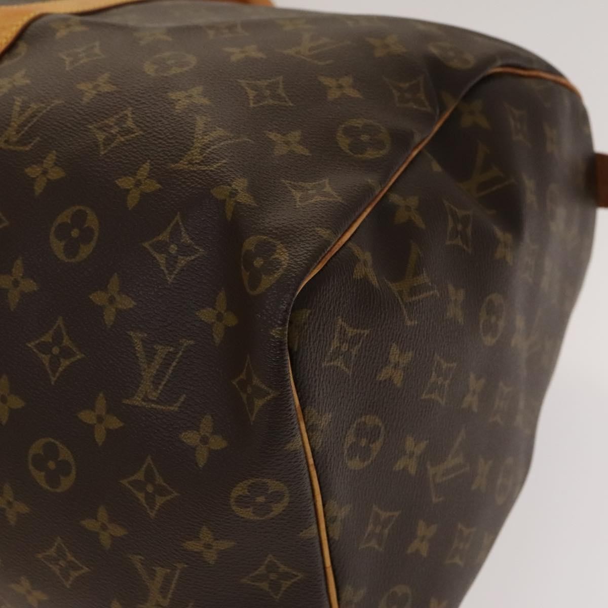 Louis Vuitton Keepall Bag Monogram Canvas, BROWN, CANVAS, Travel bag