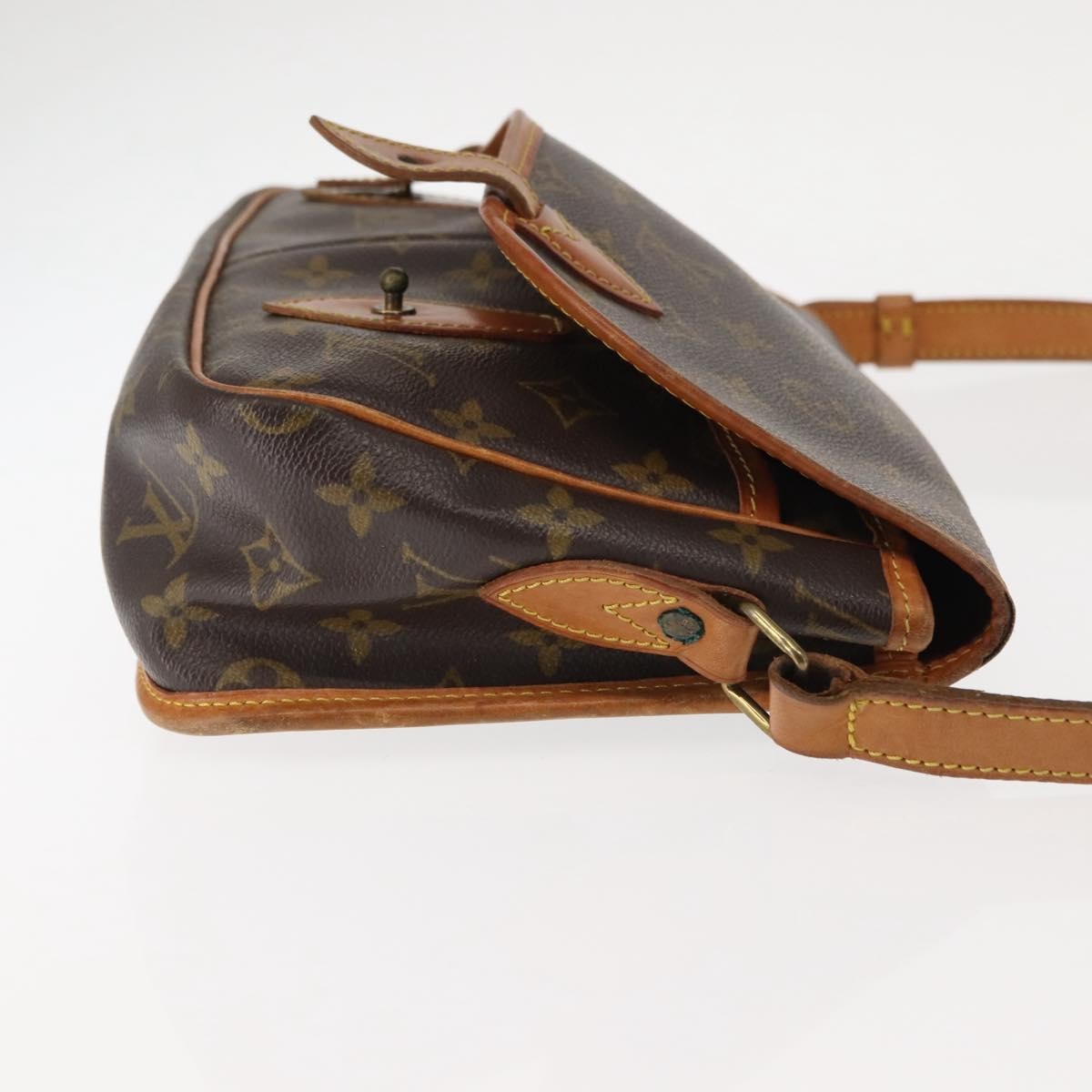Louis Vuitton Sac Gibeciere Messenger Bag Monogram Canvas, BROWN, CANVAS, Crossbody bag