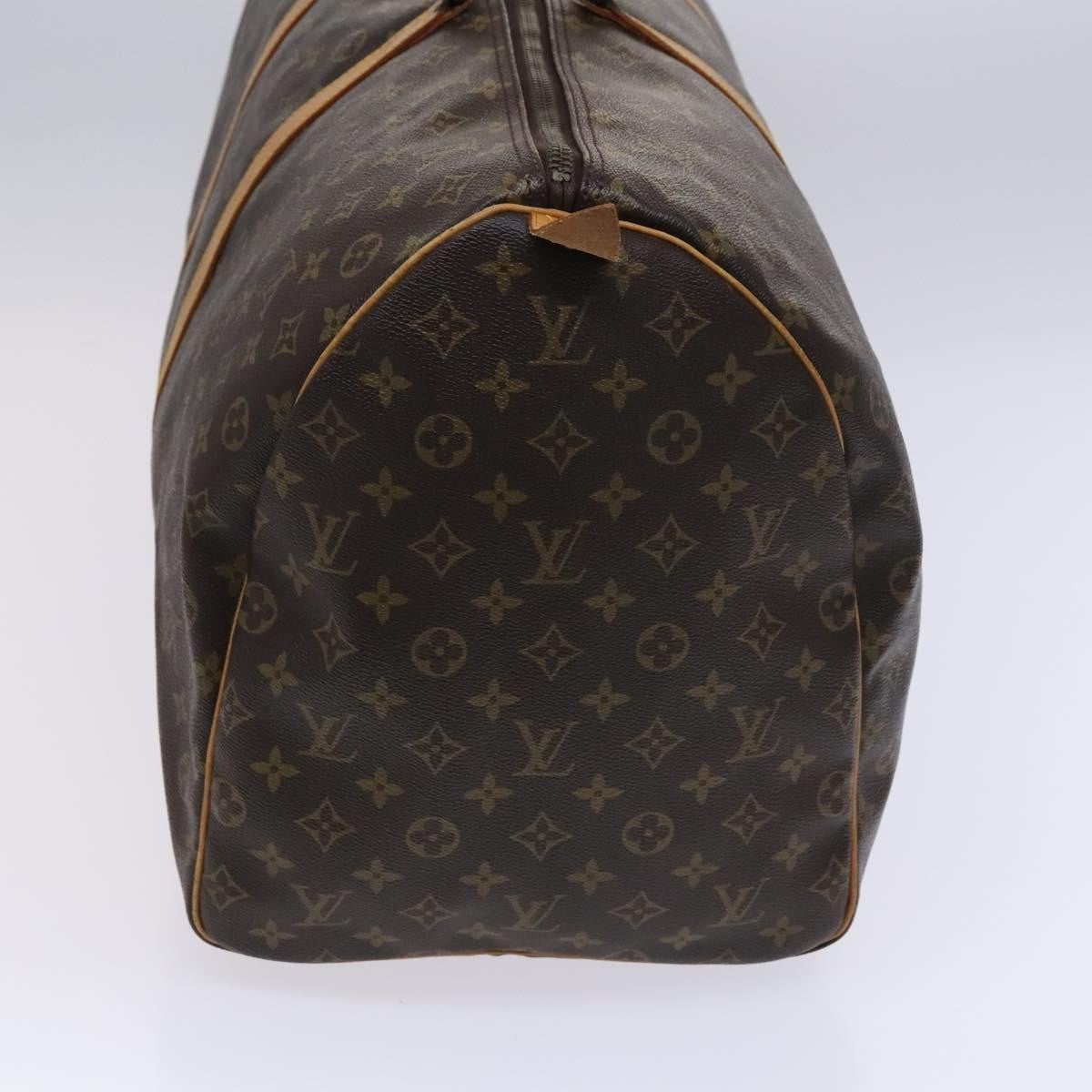 Louis Vuitton Keepall Bag Monogram Canvas, BROWN, CANVAS, Travel bag