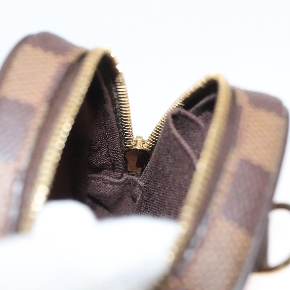 Louis Vuitton Etui Okapi Camera Case Damier, BROWN, CANVAS, Travel bag