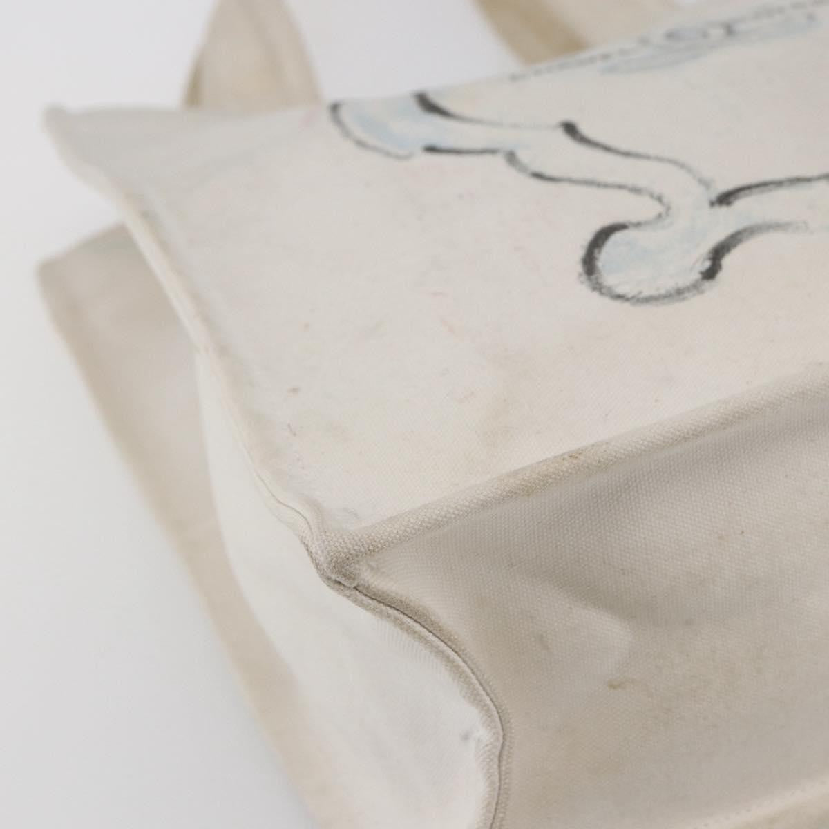 Chanel Cruise Tote Printed Canvas, BEIGE, CANVAS, Tote bag