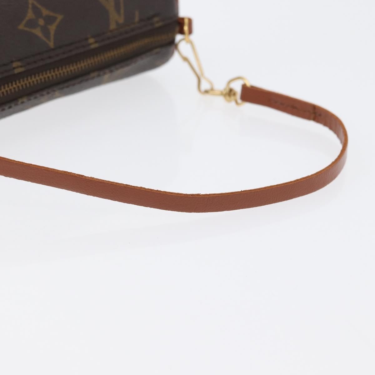 Louis Vuitton Papillon Pochette Monogram Canvas, BROWN, CANVAS, Clutche & pouche