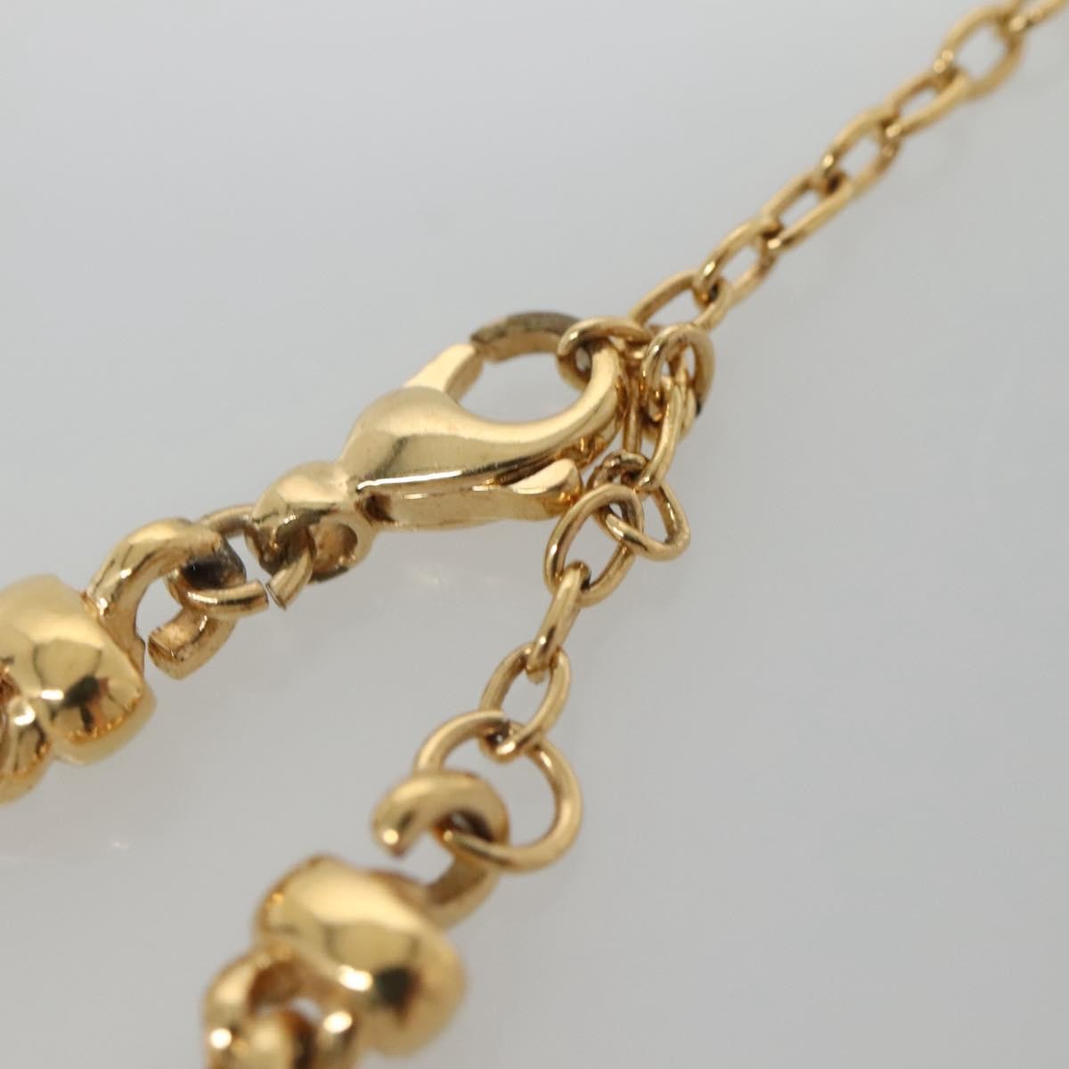 Christian Dior CD Pendant Necklace Gold-plated, GOLD, METAL, Necklace
