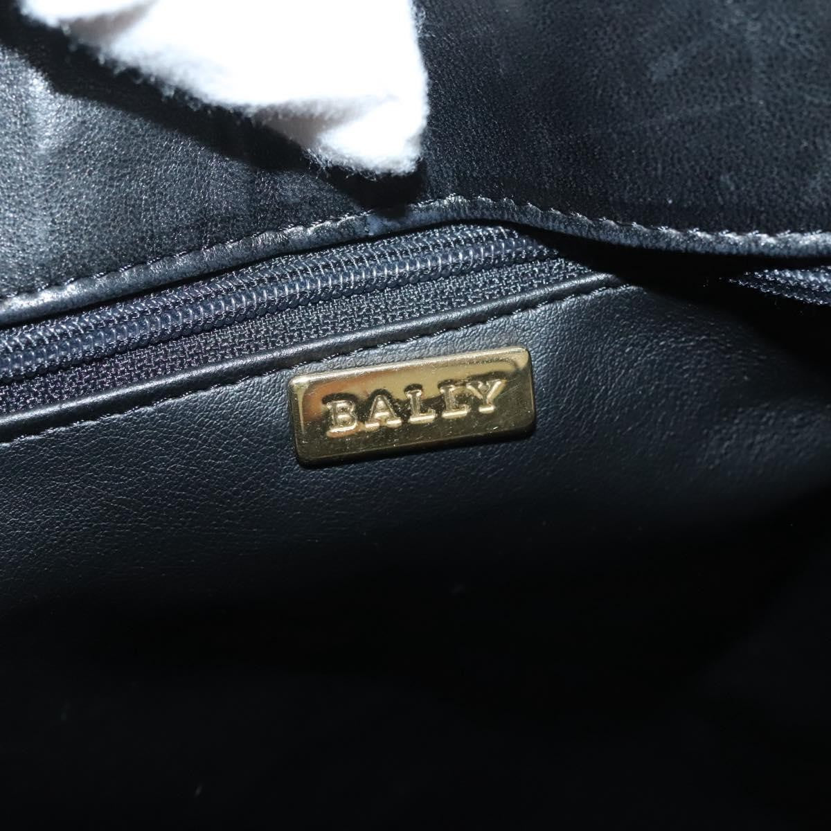 Bally Vintage Tote Bag Leather, Black, Leather, Tote Bag
