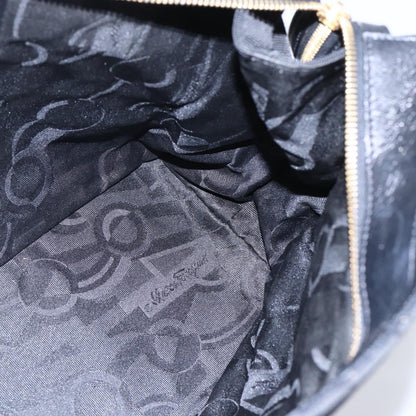 Salvatore Ferragamo Vala tote Canvas, NAVY, CANVAS, Tote bag