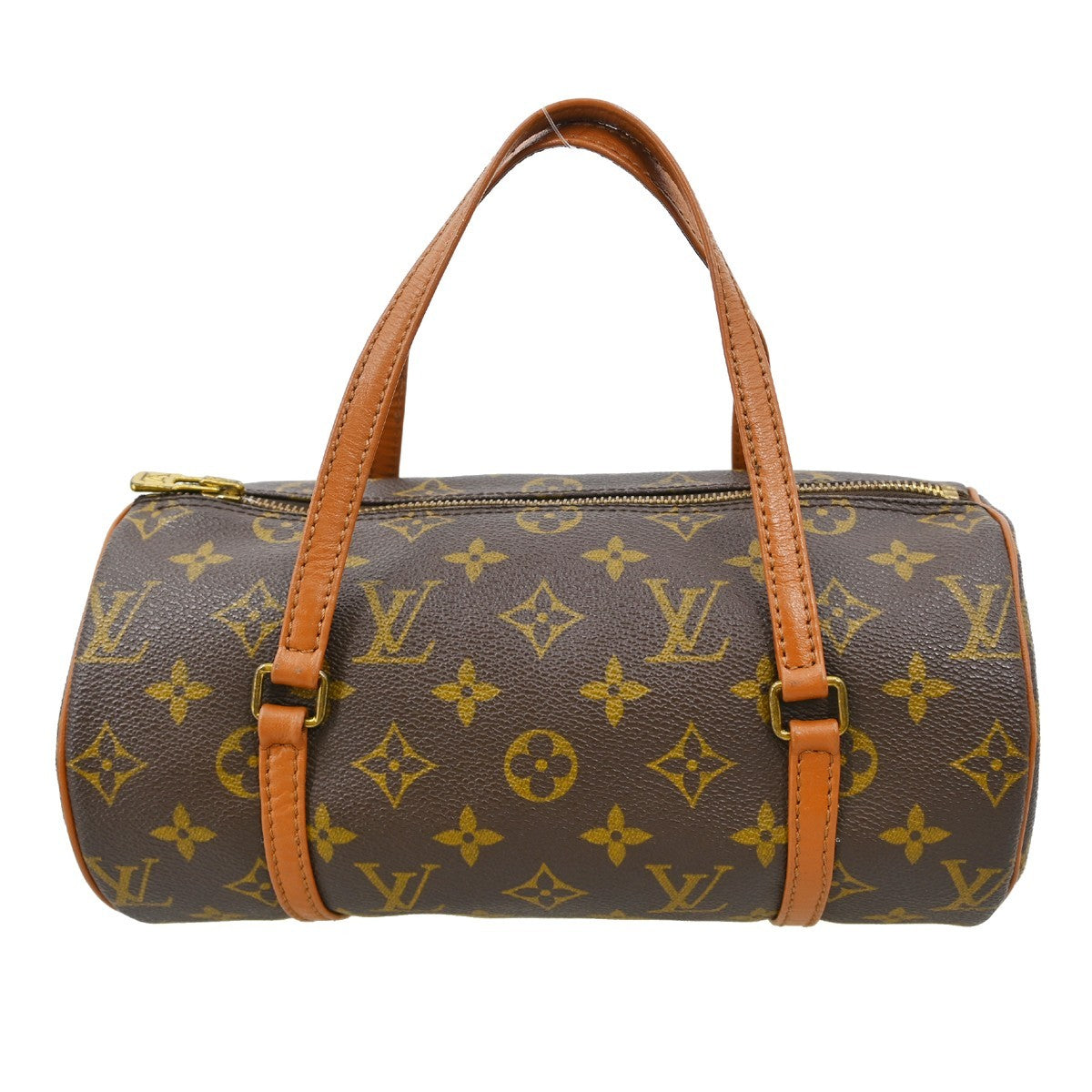 Louis Vuitton Papillon Handbag Monogram Canvas, Brown, Canvas, Handbag