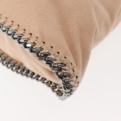 Stella McCartney Falabella Fold Over Bag Faux Suede, BEIGE, SUEDE, Crossbody bag