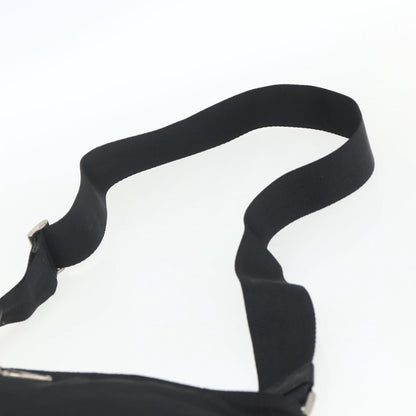 Prada Flat Messenger Bag Tessuto, BLACK, NYLON, Shoulder bag