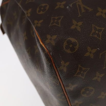 Louis Vuitton Keepall Bag Monogram Canvas, BROWN, CANVAS, Travel bag