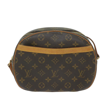 Louis Vuitton Blois Handbag Monogram Canvas, BROWN, CANVAS, Handbag