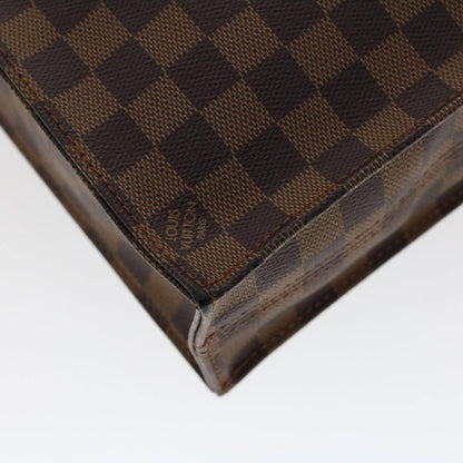 Louis Vuitton Sac Plat Bag Damier, BROWN, CANVAS, Handbag