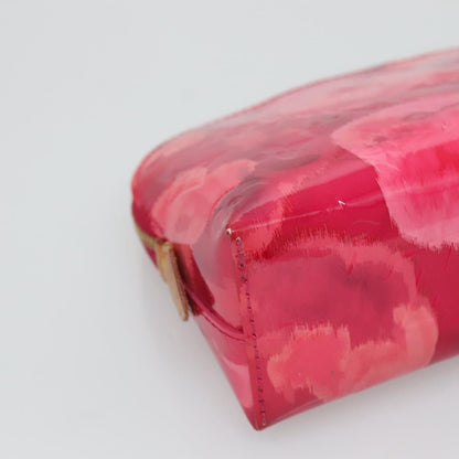 Louis Vuitton Cosmetic Case Limited Edition Monogram Vernis Ikat, PINK, PATENT_LEATHER, Toiletry Case
