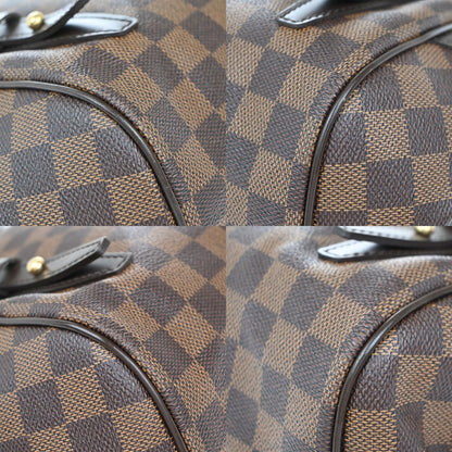 Louis Vuitton Rivington Satchel Damier, BROWN, CANVAS, Shoulder bag