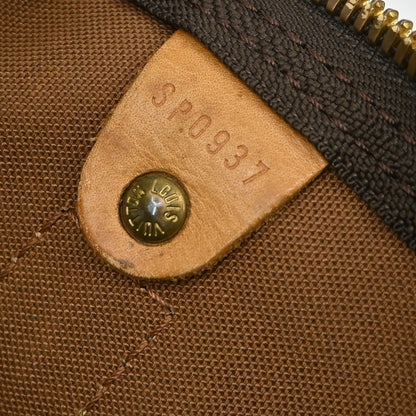Louis Vuitton Keepall Bag Monogram Canvas, BROWN, CANVAS, Travel bag