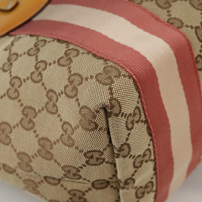 Gucci Sherry Line Tote Canvas, BEIGE, CANVAS, Tote bag