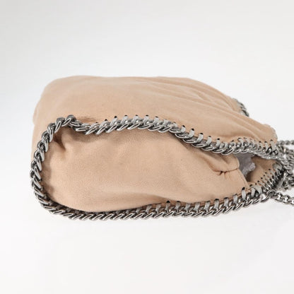 Stella McCartney Falabella Fold Over Crossbody Bag Suede, PINK, SUEDE, Crossbody bag