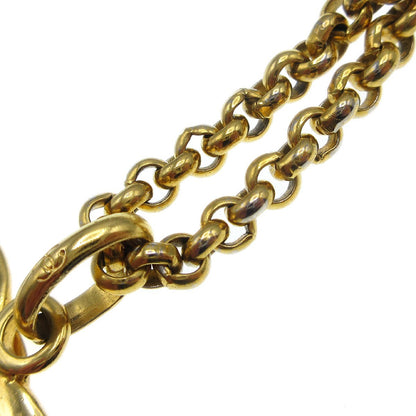Chanel CC Heart Pendant Metal, GOLD, GOLD_PLATED, Necklace