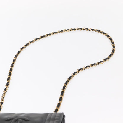 Chanel Vintage CC Stitch Flap Bag Patent, BLACK, PATENT_LEATHER, Shoulder bag