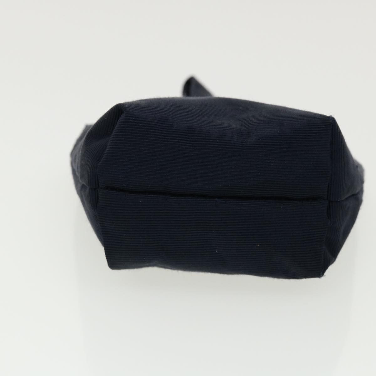 Celine Circle Logo Pouch Nylon, NAVY, CANVAS, Clutche & pouche