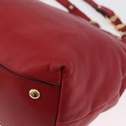 Salvatore Ferragamo Vala tote Leather, RED, LEATHER, Tote bag