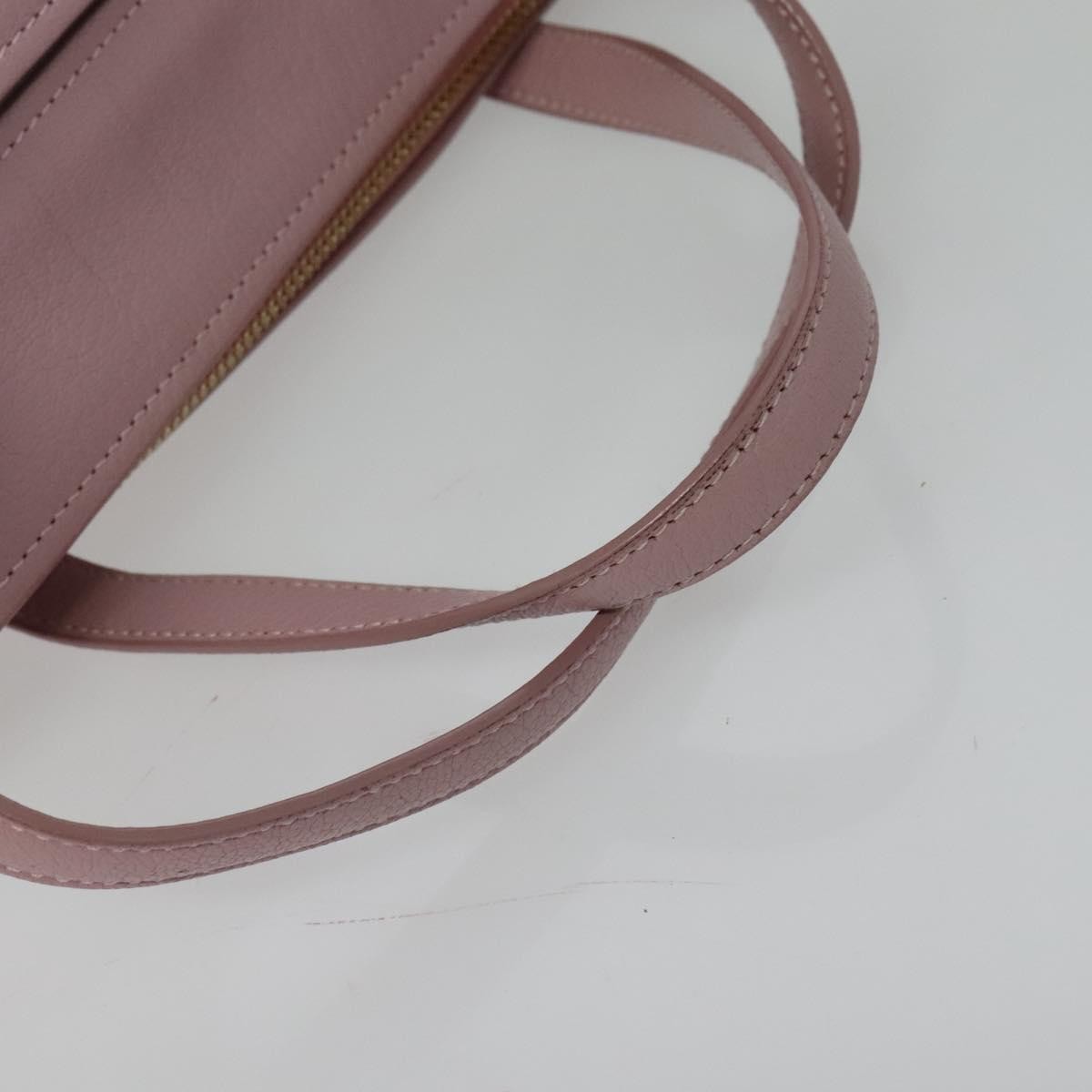 Salvatore Ferragamo Gancini Tote Leather, PINK, LEATHER, Tote bag