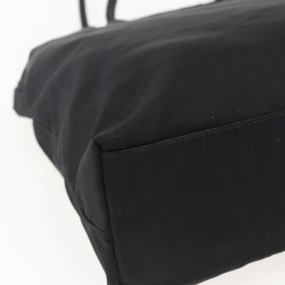Prada Open Tote Re-Nylon, BLACK, NYLON, Shoulder bag