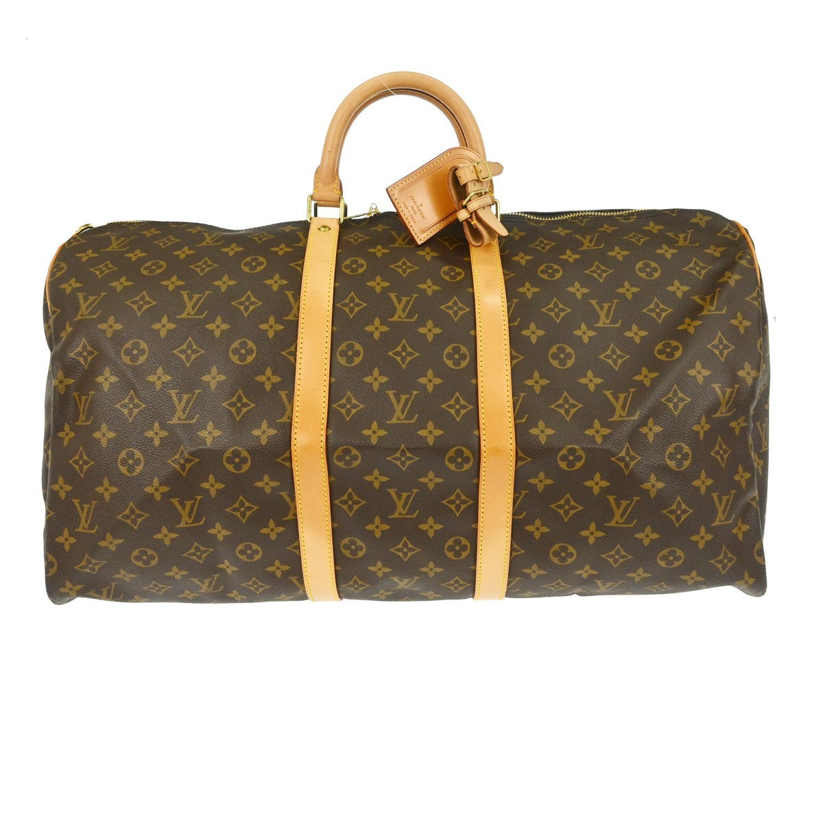 Louis Vuitton Keepall Bandouliere Bag Monogram Canvas, Brown, Canvas, Travel Bag