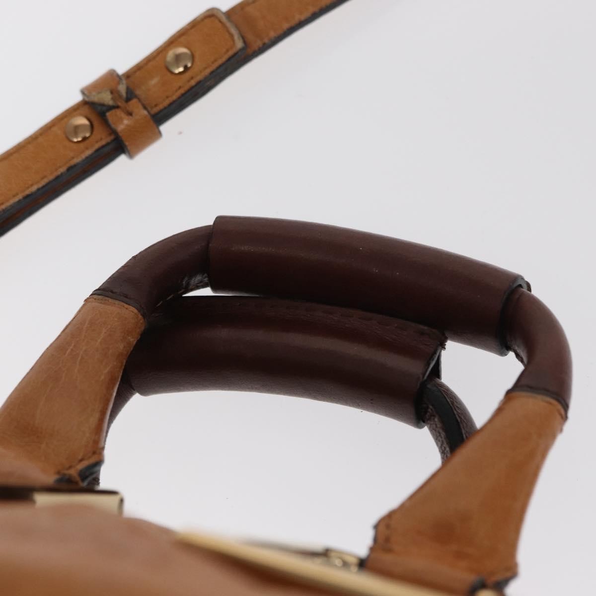 Chloe Ethel Handbag Leather, BROWN, LEATHER, Handbag