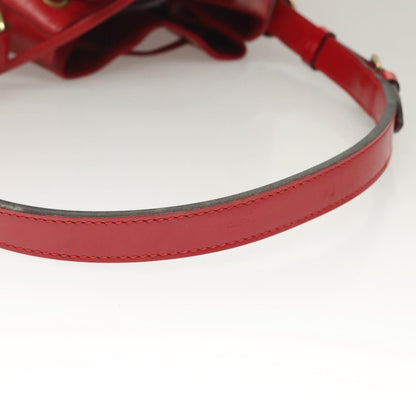 Louis Vuitton Petit Noe Handbag Epi Leather, RED, LEATHER, Shoulder bag