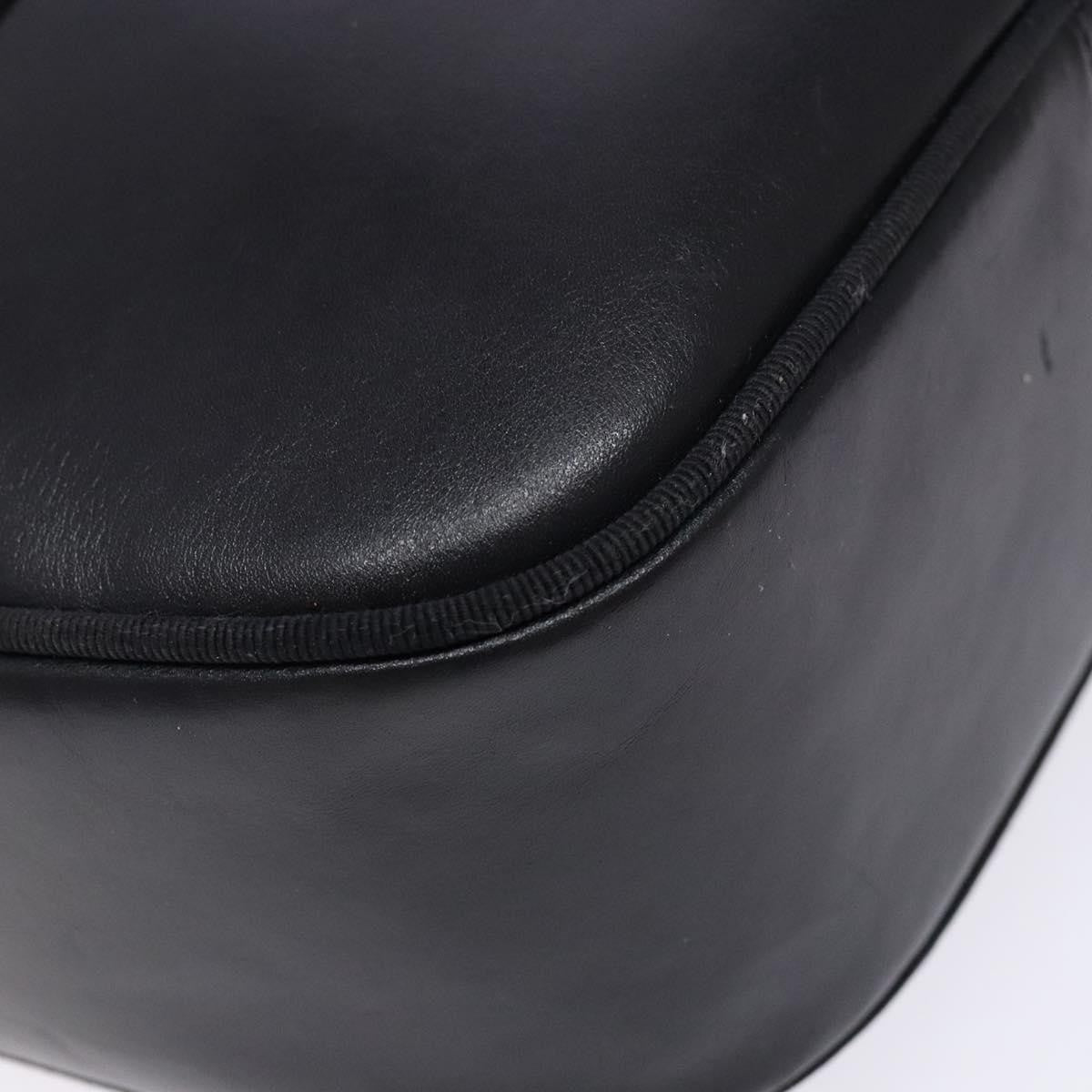 Salvatore Ferragamo Vala Shoulder Bag Leather, BLACK, LEATHER, Shoulder bag