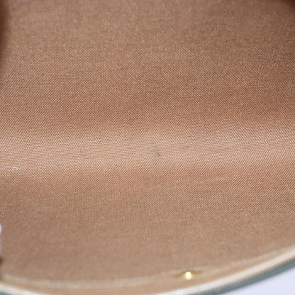 Christian Dior Vintage Honeycomb Zip Pouch Coated Canvas, BLACK, CANVAS, Clutche & pouche