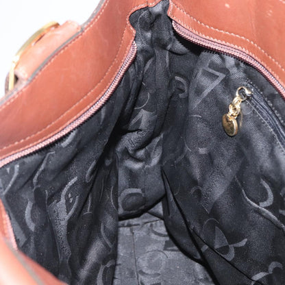 Salvatore Ferragamo Vara Tote Canvas, BROWN, CANVAS, Tote bag