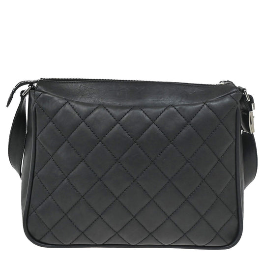Chanel Vintage Timeless CC Adjustable Shoulder Bag Quilted Caviar, BLACK, LEATHER, Shoulder bag