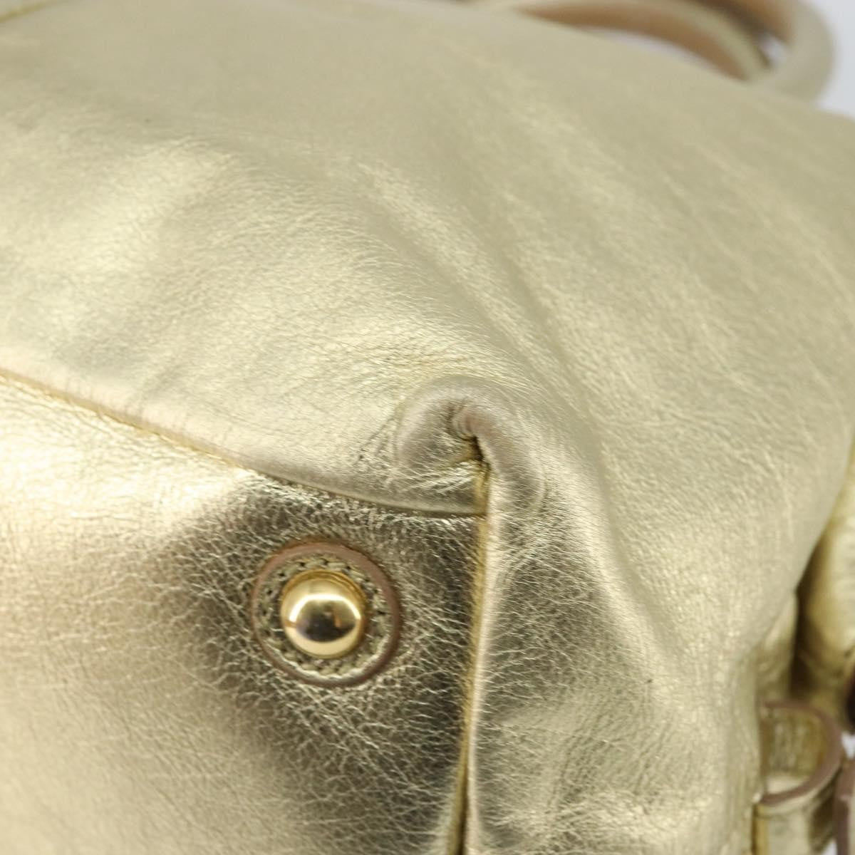 Saint Laurent Easy Y Bag Pebbled Leather, GOLD, LEATHER, Handbag