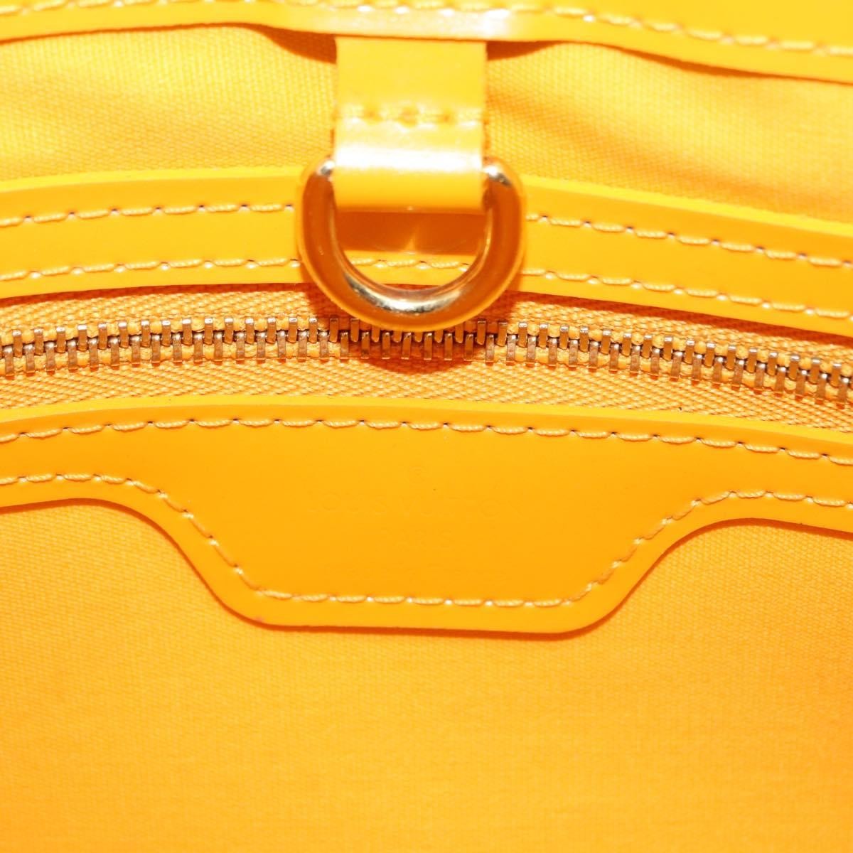 Louis Vuitton Wilshire Handbag Monogram Vernis, YELLOW, PATENT_LEATHER, Handbag