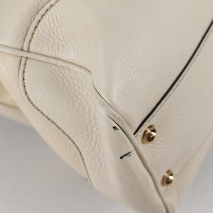 Gucci Diana Bamboo Top Handle Tote Leather, WHITE, LEATHER, Handbag