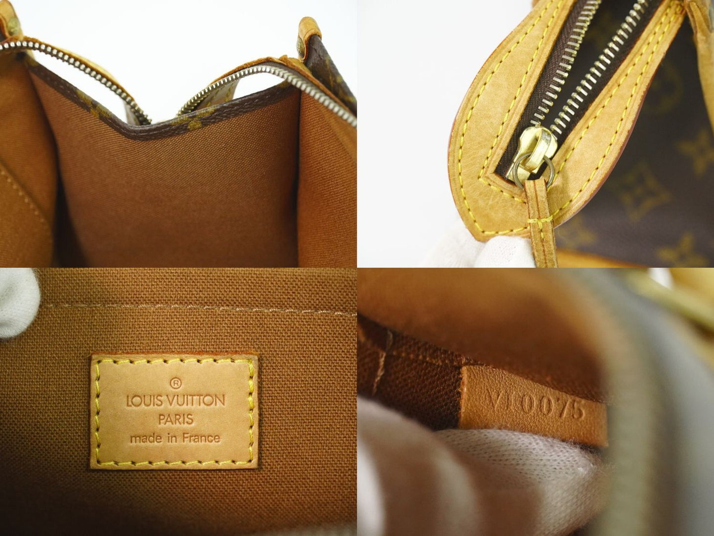 Louis Vuitton Popincourt Handle Bag Monogram Canvas, Brown, Canvas, Handbag