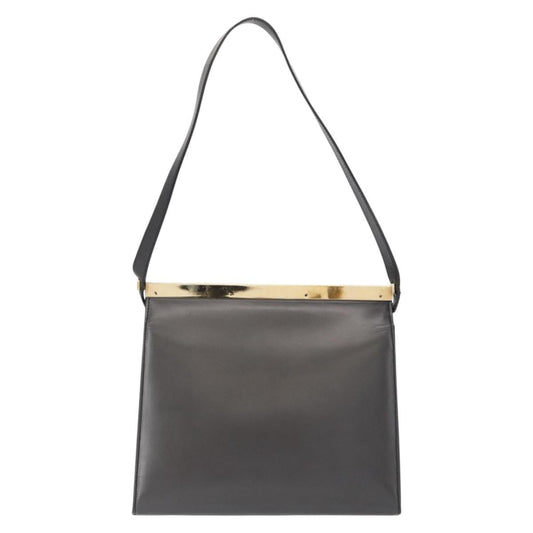 Gucci Vintage Shoulder Bag Leather, BLACK, LEATHER, Shoulder bag