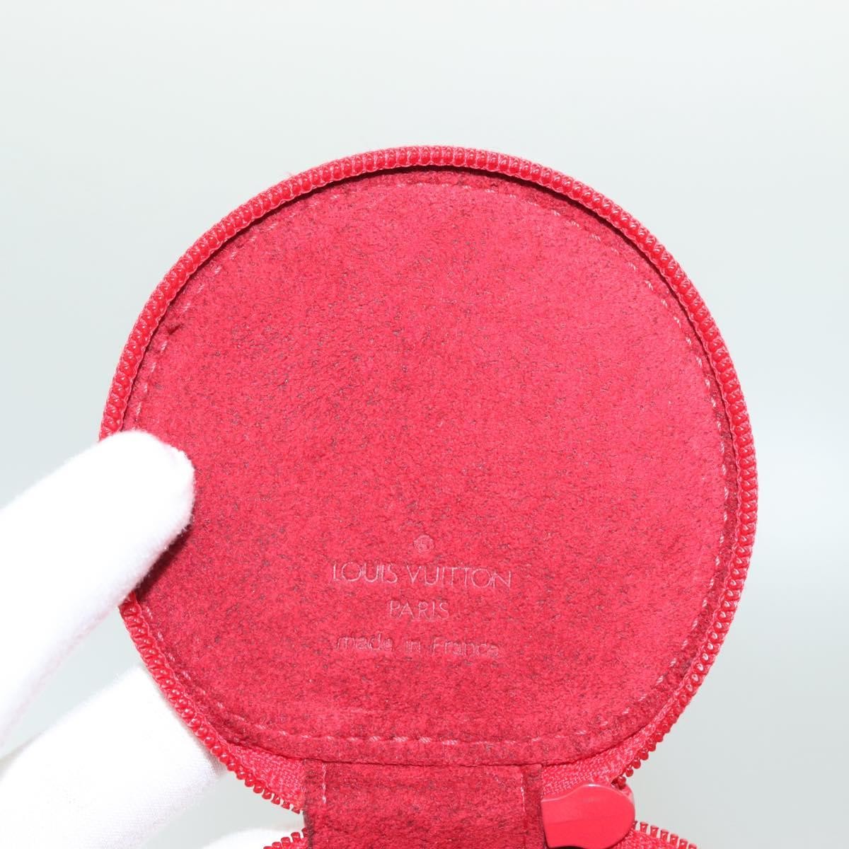 Louis Vuitton Ecrin Bijoux Pouch Epi Leather, RED, LEATHER, Clutche & pouche