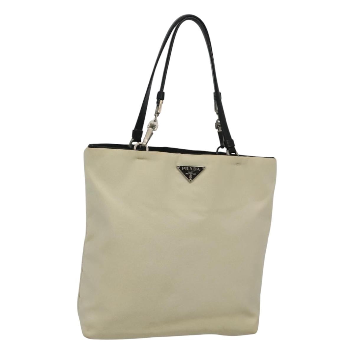 Prada Vintage Handbag Tessuto, ECRU, NYLON, Handbag