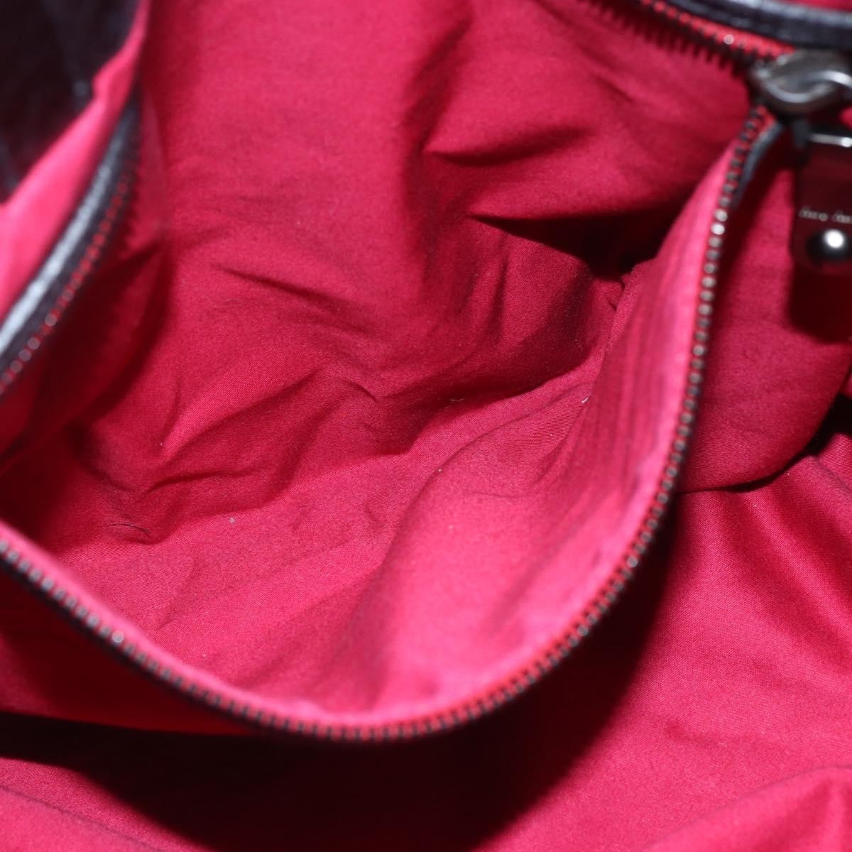 Miu Miu Vintage Tote bag Leather, BLACK, LEATHER, Tote bag