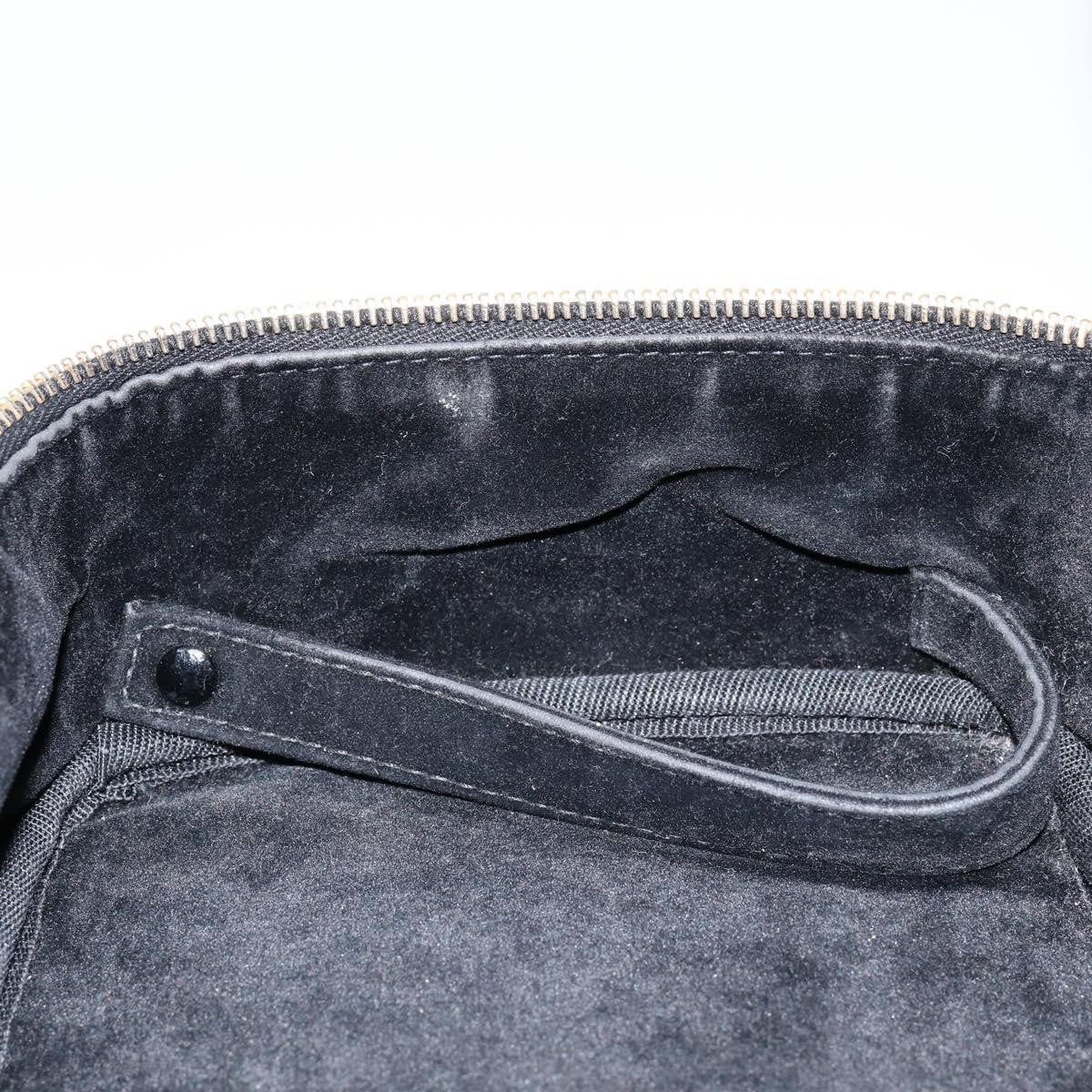 Chanel Vintage Timeless Zip Around Vanity Case Caviar, BLACK, LEATHER, Clutche & pouche