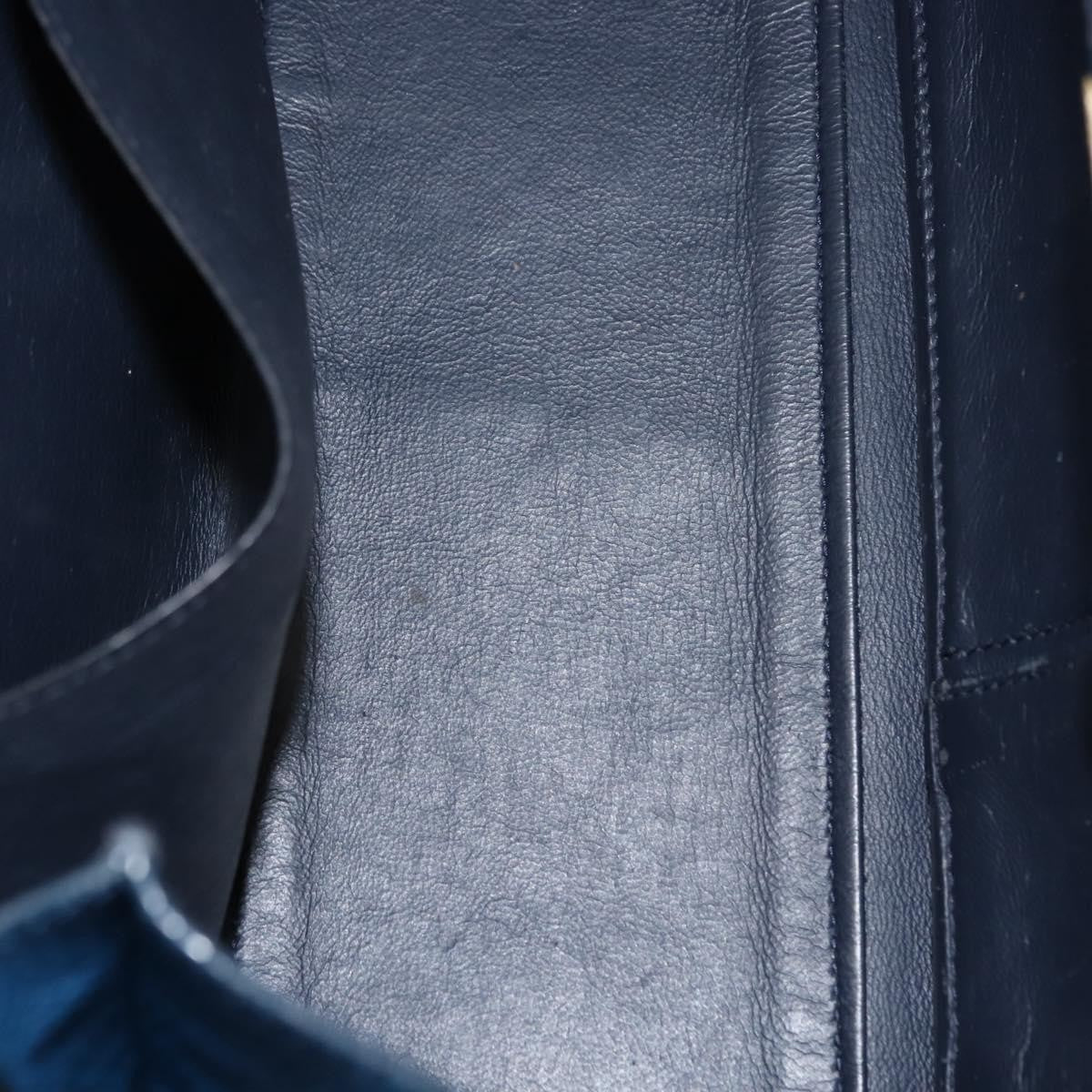 Salvatore Ferragamo Sofia Satchel Leather, BLUE, LEATHER, Handbag