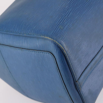 Louis Vuitton Keepall Bag Epi Leather, BLUE, LEATHER, Travel bag