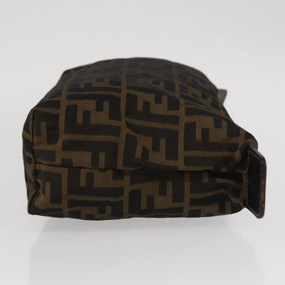 Fendi Logo Zucca Clutch PVC Leather, BLACK, CANVAS, Clutche & pouche
