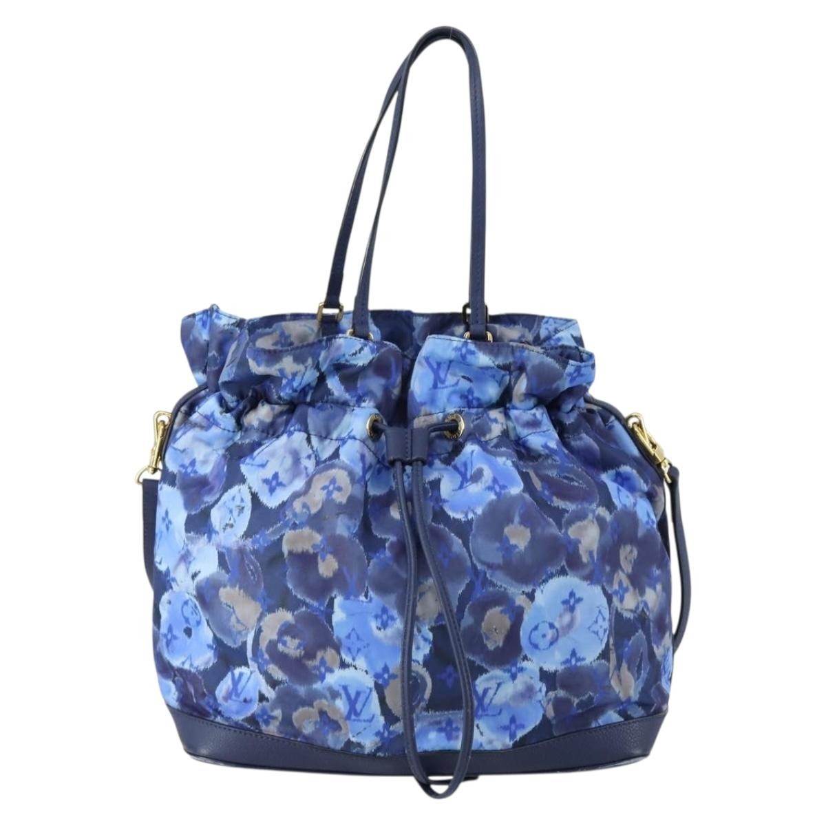 Louis Vuitton Noefull Handbag Ikat Nylon, BLUE, NYLON, Handbag