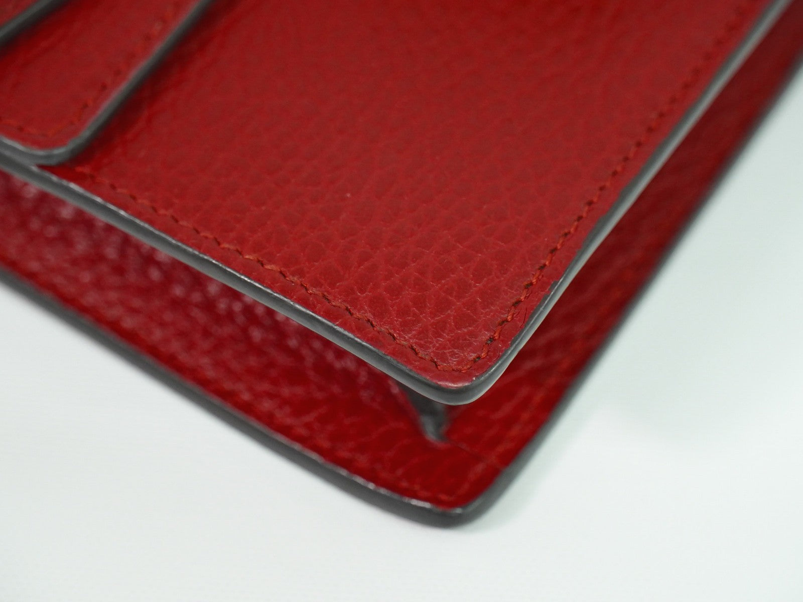 Gucci Dionysus Bag Leather, RED, LEATHER, Crossbody bag